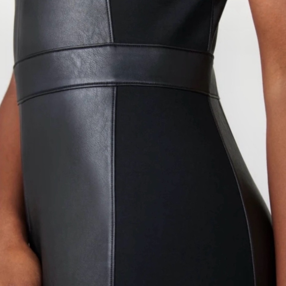 SPANX faux leather sheath dress - Picture 5 of 9